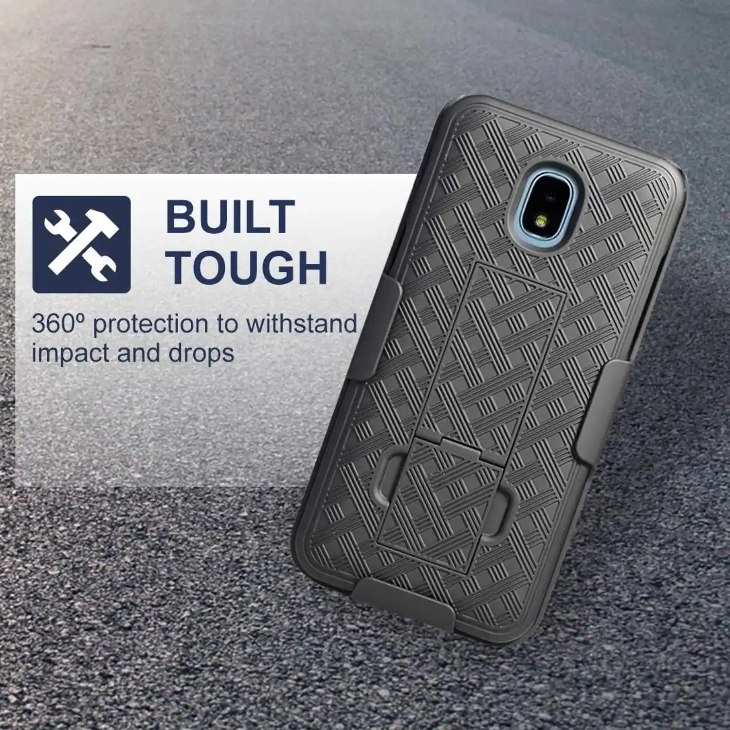 BUILT TOUGH  
360° protection to withstand impact and drops
