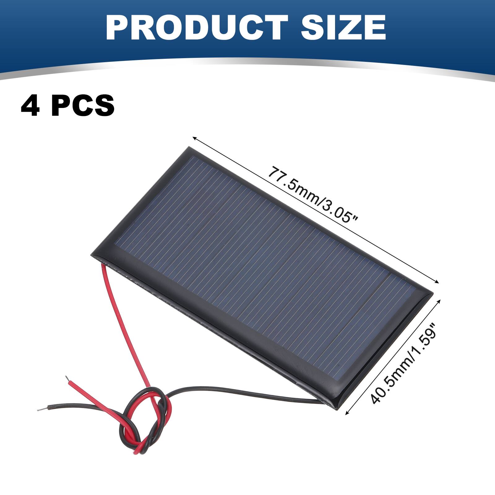 PRODUCT SIZE  
4 PCS  
77.5mm/3.05"  
40.5mm/1.59"