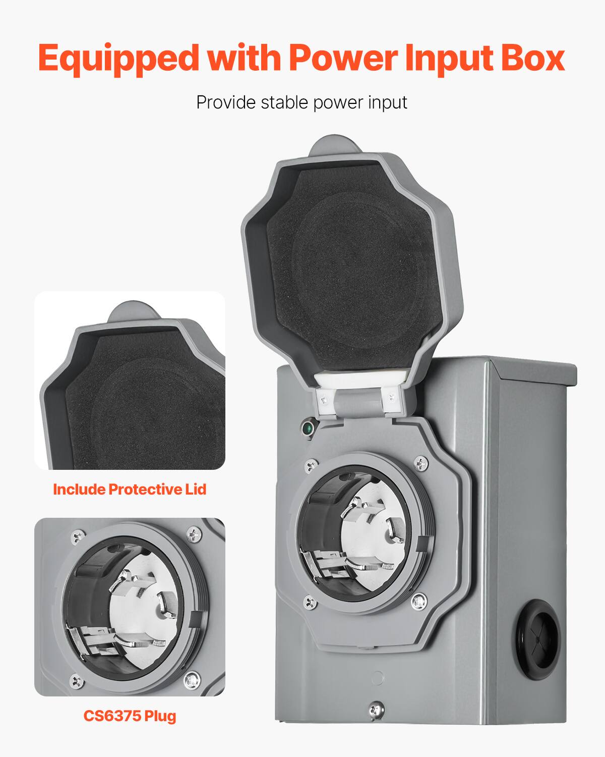 VEVOR Manual Transfer Switch, 50 Amp 10 Circuit, Prewired Generator ...