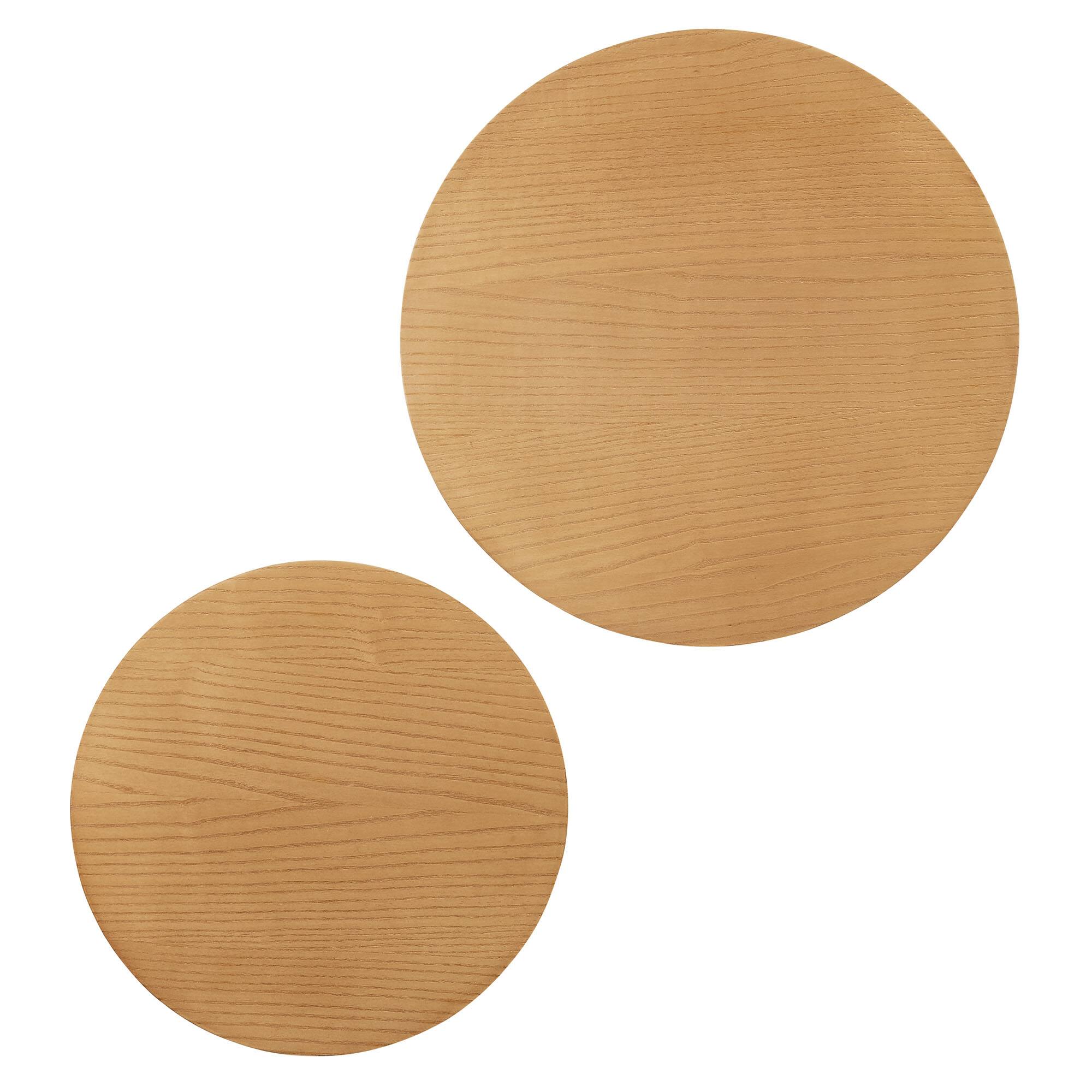Alt View 5. Modway - Amani Round Nesting Coffee Tables Set of 2 by Modway - Natural.