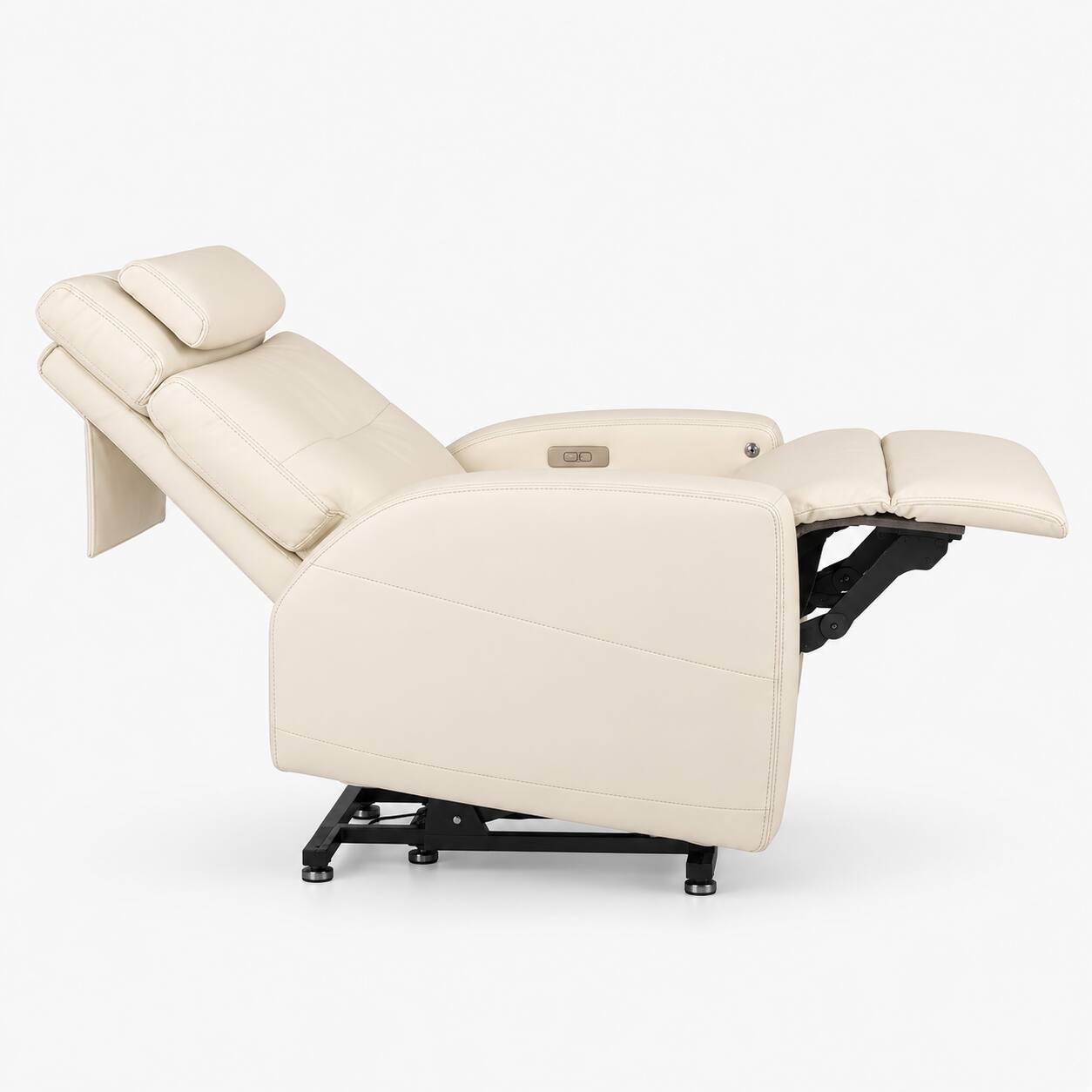 Angle. Human Touch - Human Touch Laevo ZG Zero Gravity Recliner with Lift Assist, Heat & Vibration Massage - Cream.