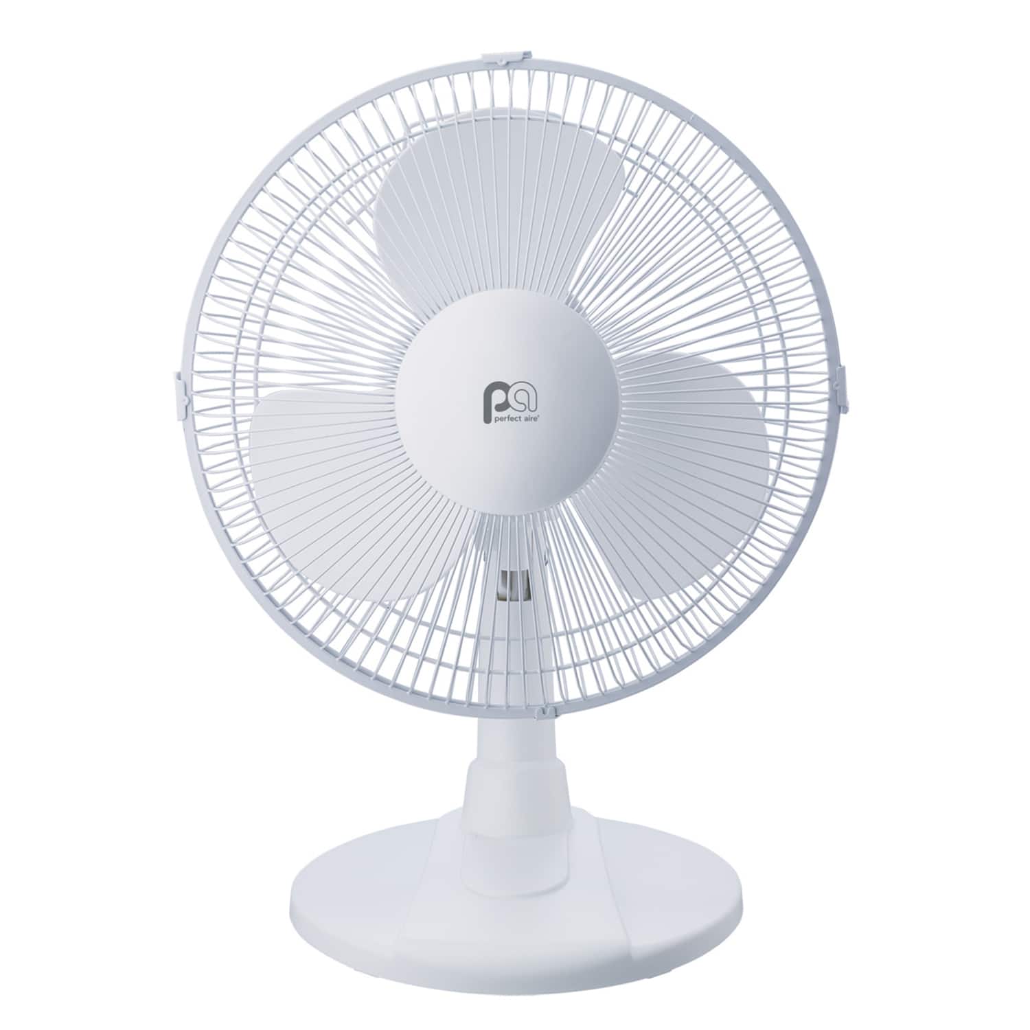 Perfect Aire - 18 in. H X 12 in. D 3 speed Oscillating Table Fan