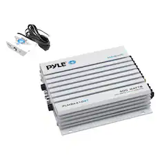 PYLE MARINE
PLMRA4 400 WATTS AMPLIFIER
400 WATTS
400 WATTS
PLMRA4 10BT