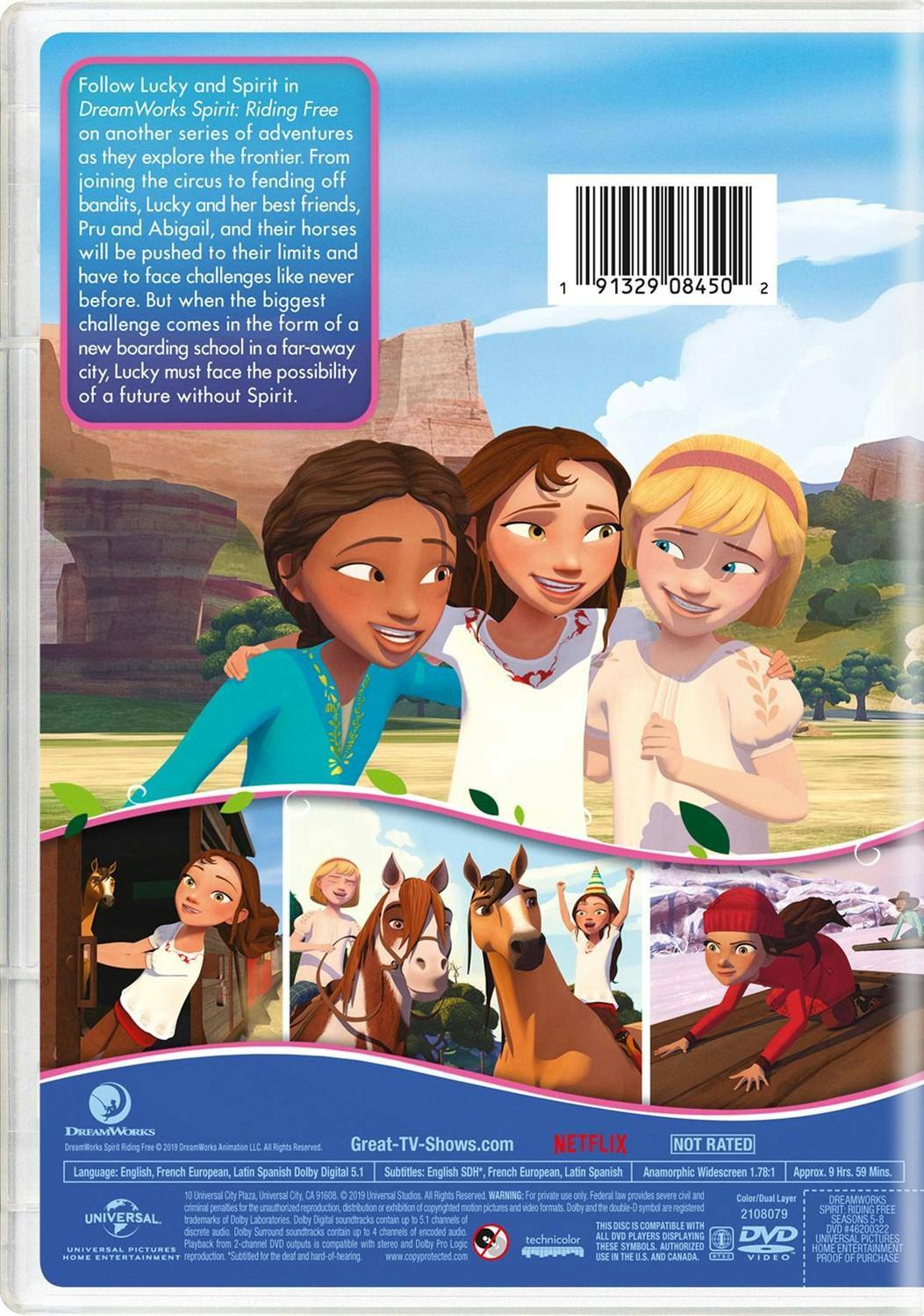 Back. Spirit Riding Free: Seasons 5 - 8 [DVD].