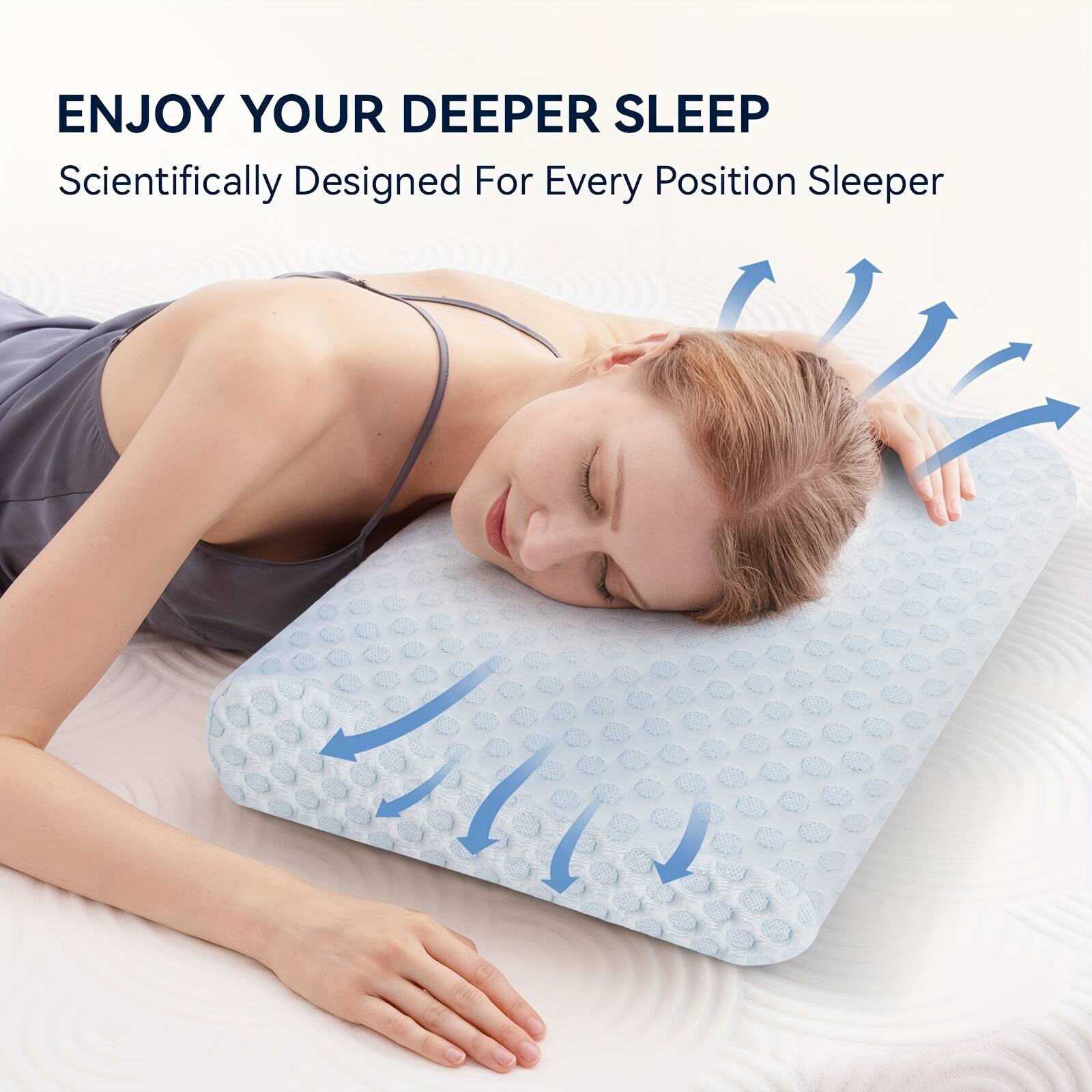 ENJOY YOUR DEEPER SLEEP  
Scientifically Designed For Every Position Sleeper
