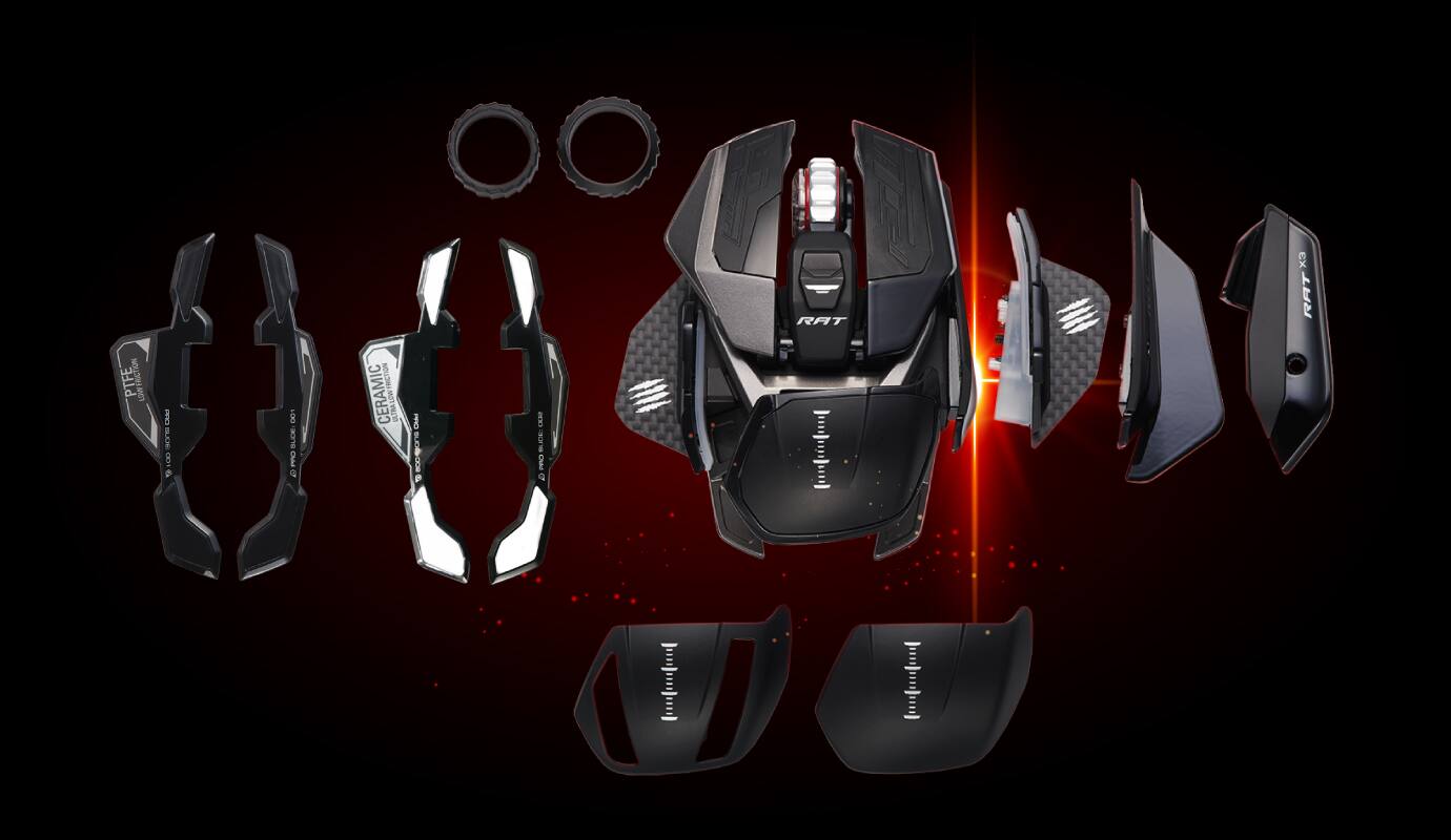 Mad Catz R.A.T. PRO X3 Optical Gaming Mouse 16000 DPI and 10