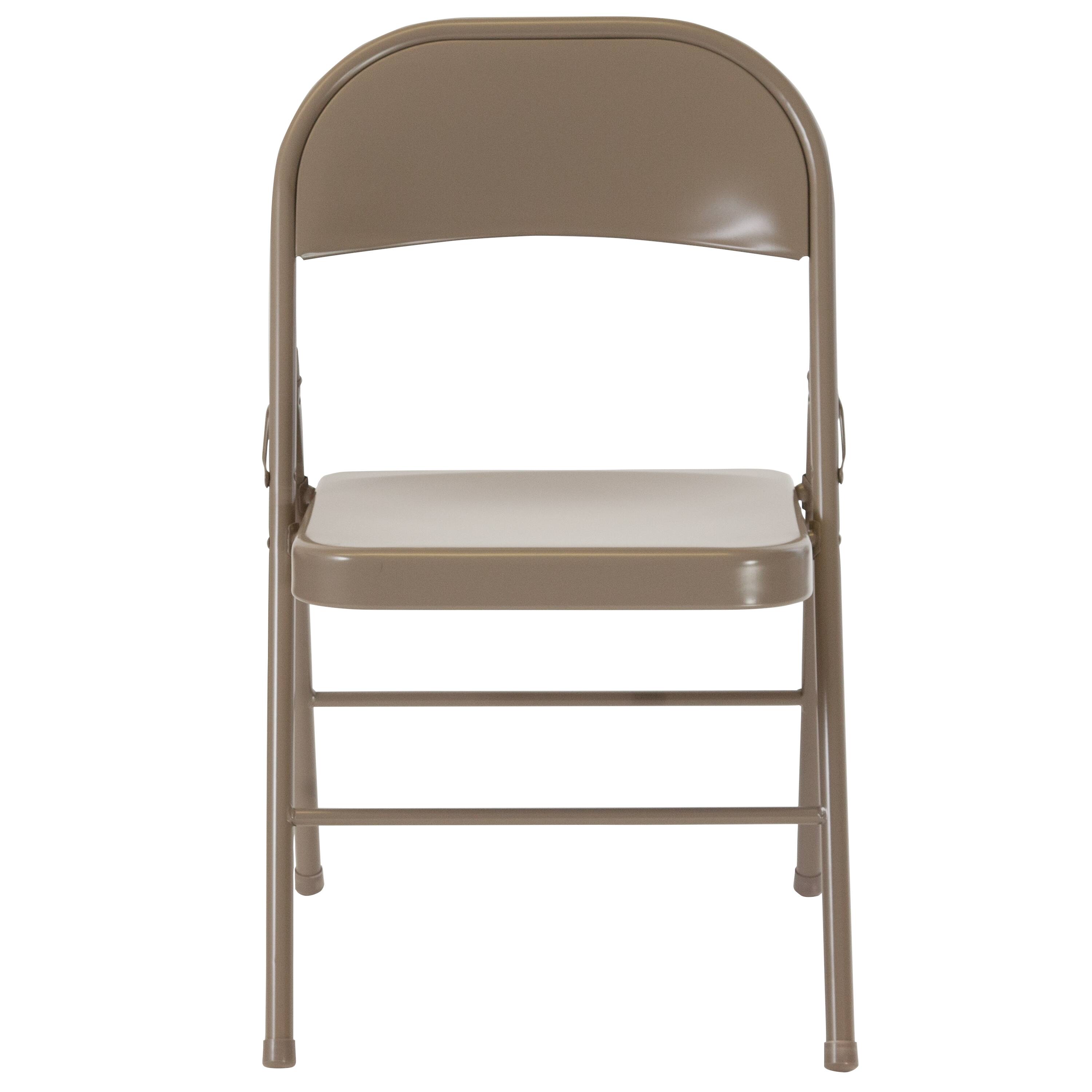 Alt View 8. Emma + Oliver - 2 Pack Home & Office Double Braced Party Events Steel Metal Folding Chair - Gray.