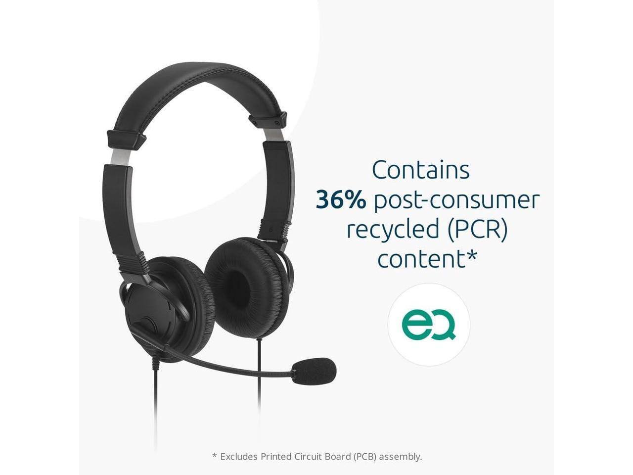 Contains 36% post-consumer recycled (PCR) content*  
*Excludes Printed Circuit Board (PCB) assembly.