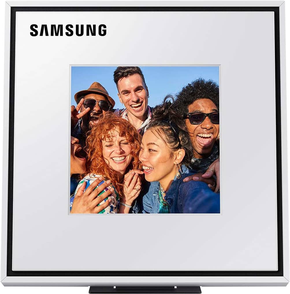 Front Zoom. Samsung - Music Frame Bezel - White.