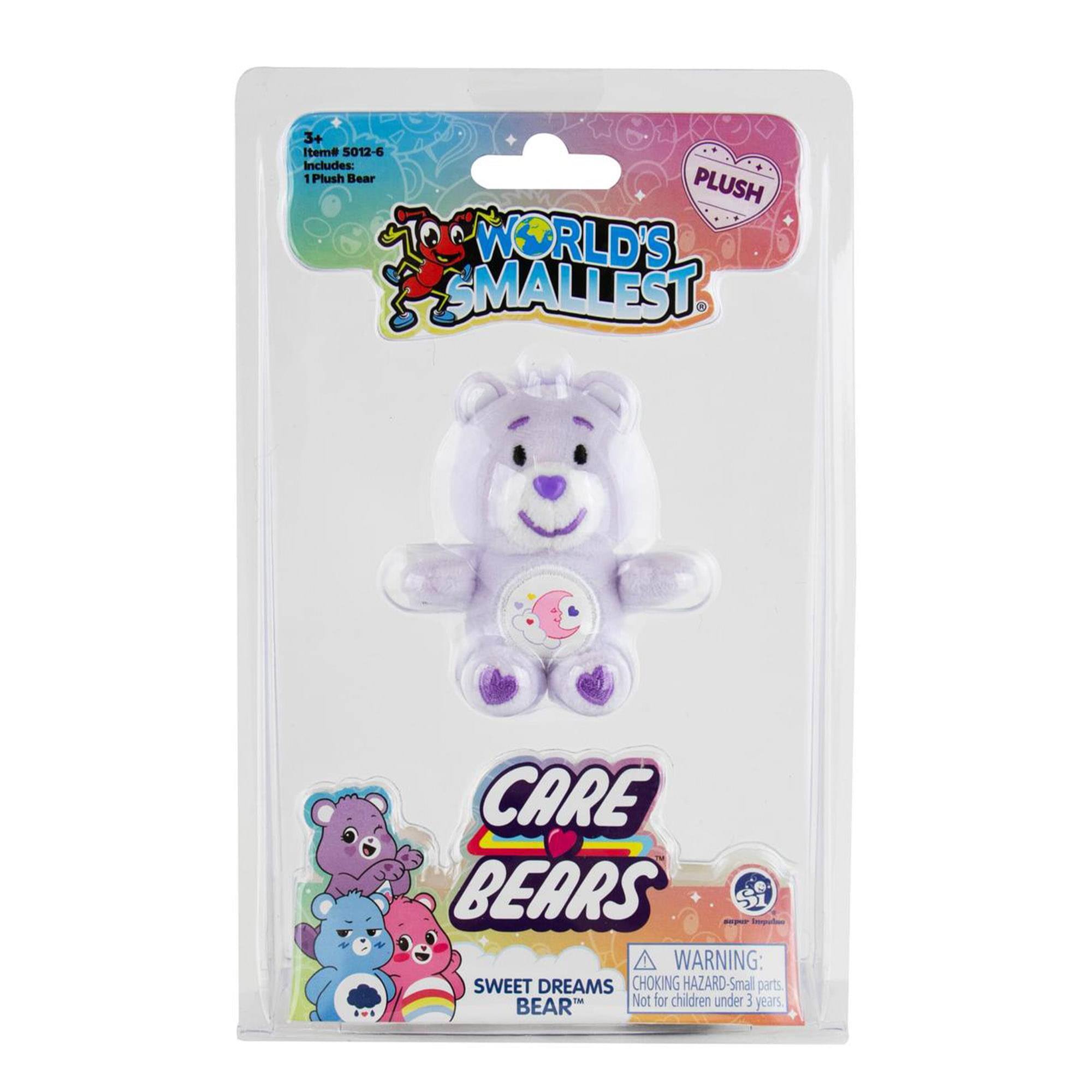 3+ Iteme 5012-6 Includes: 1 Plush Bear  
PLUSH  
WORLD'S SMALLEST CARE BEARS - SWEET DREAMS  
BEAR  
WARNING: CHOKING HAZARD - Small parts. Not for children under 3 years.