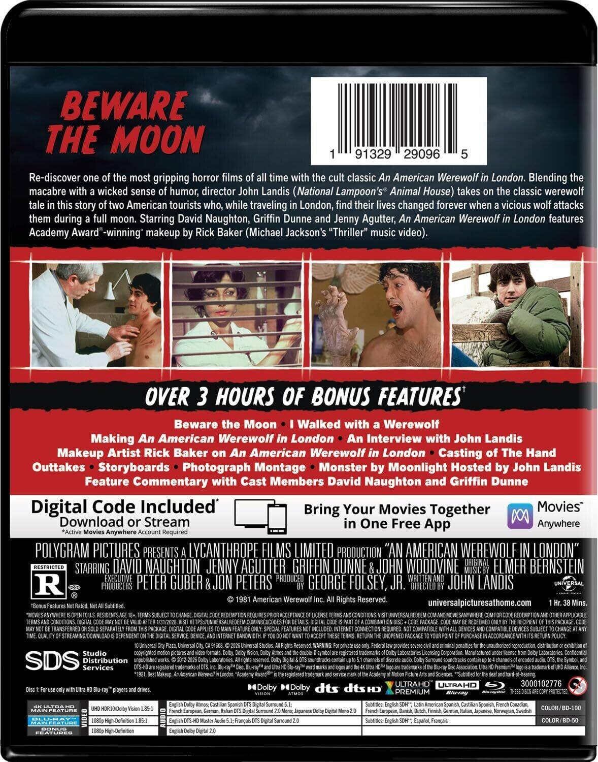 Alt View 1. An American Werewolf in London   - 4K Blu-Ray.