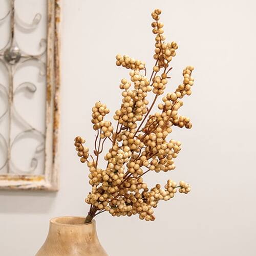 Angle. BreeBe - Canella Berries Spray - 25" - Teastain - Multi.