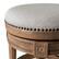 Alt View 8. Maven Lane - 31" Pullman Backless Bar Stool In Weathered Oak Finish With Fabric Upholstery - Weathered Oak.