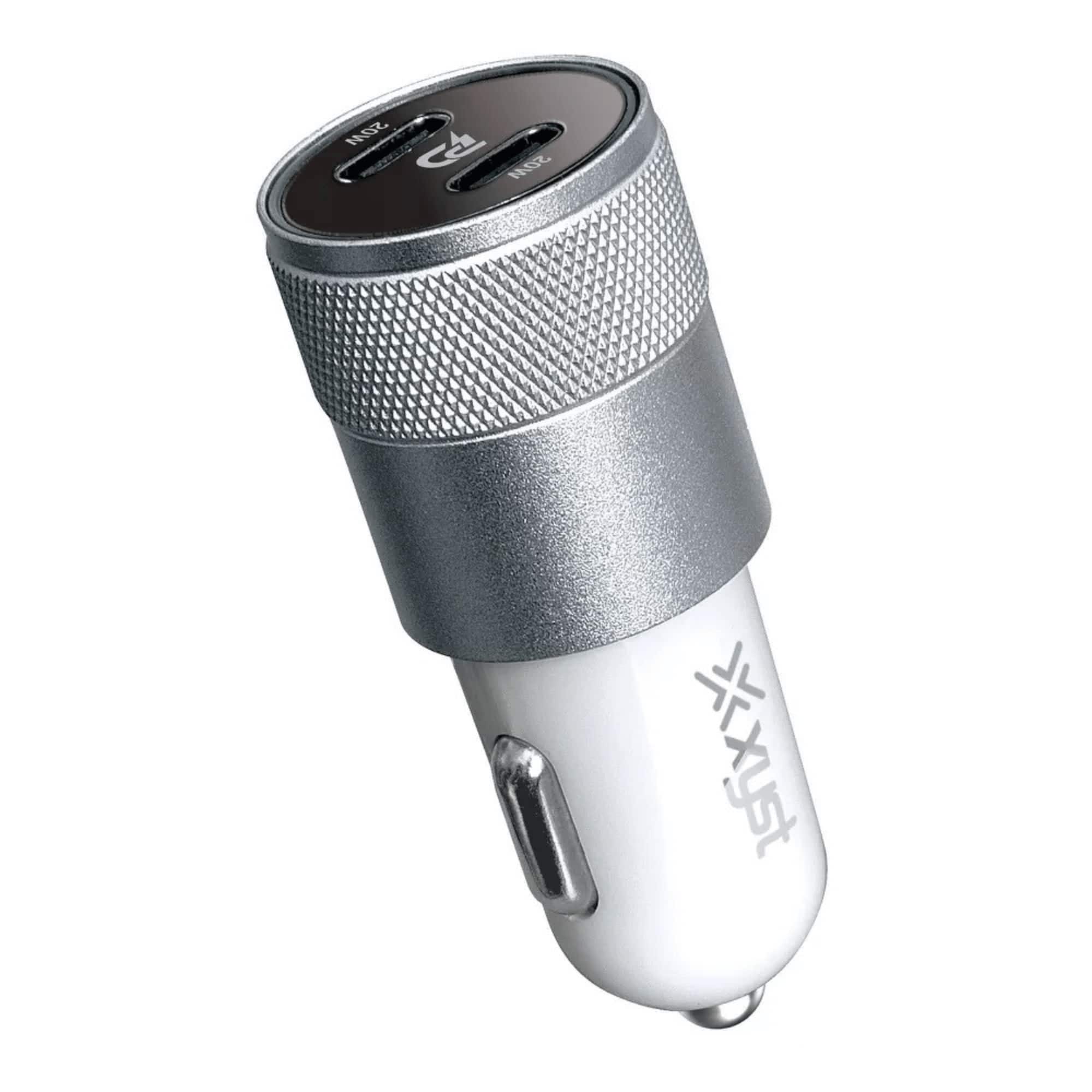 Xyst - 40-Watt Dual USB-C Car Charger - White