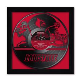 Sporticulture - Louisville Cardinals Framed 13" x 13" Vinyl Record Art Print - Cardinal