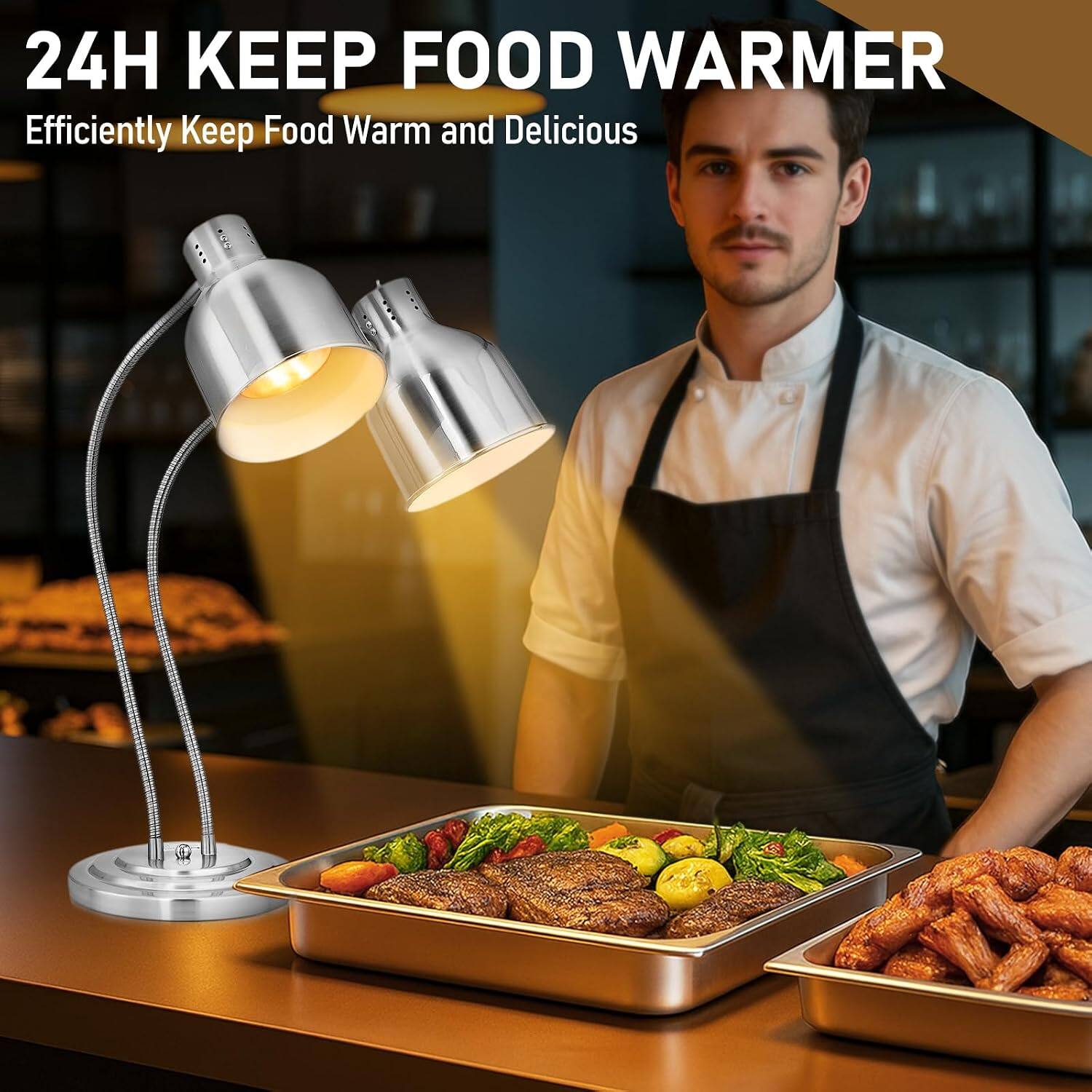 24H KEEP FOOD WARMER  
Efficiently Keep Food Warm and Delicious