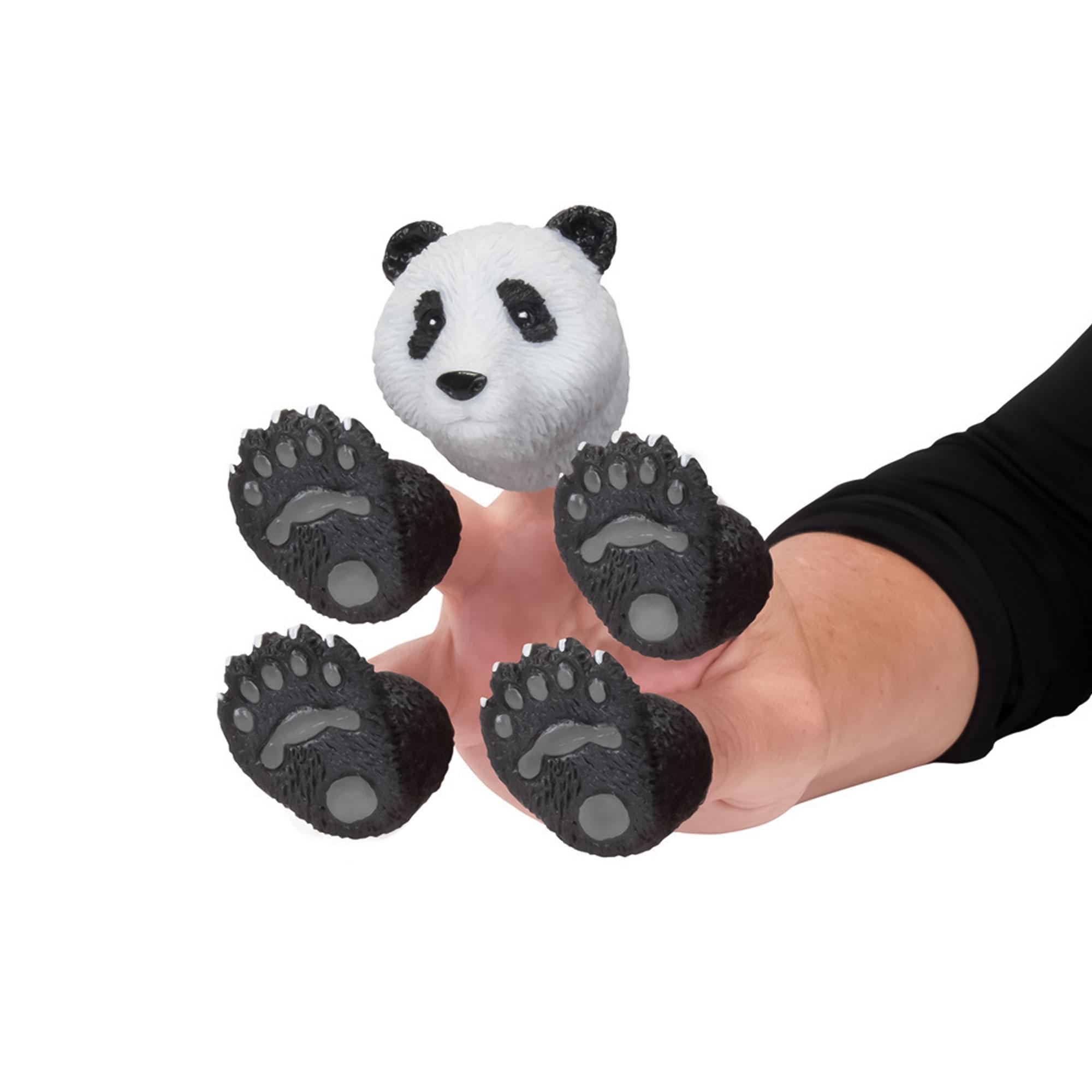 Front. Accoutrements - Handipanda Set of 5 Finger Puppets - Multi-Color.