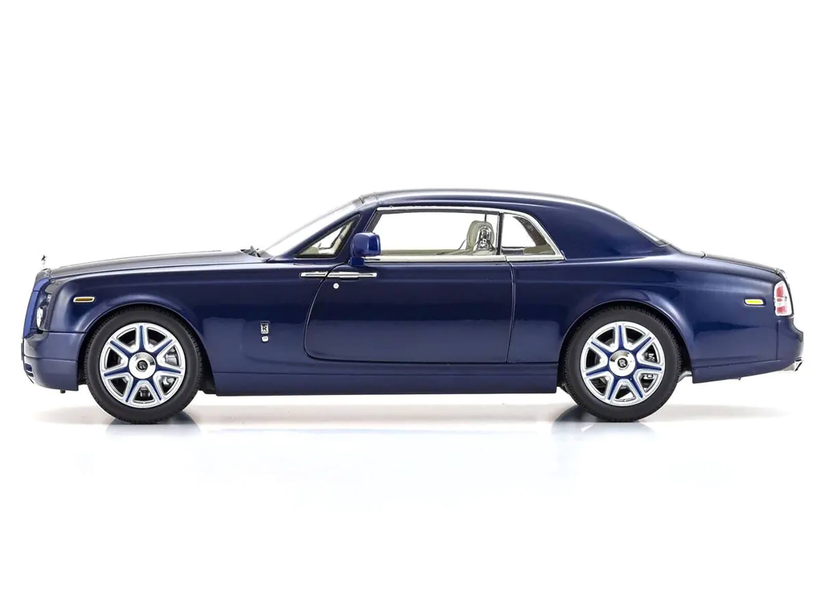Back. Kyosho - Rolls Royce Phantom Coupe Blue Metallic 1/18 Diecast Model Car by Kyosho - Blue Metallic.