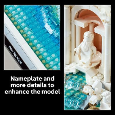 LEGO Architecture Trevi Fountain Building Set for Adults 21062 LEGO Architecture Trevi Fountain Building Set for Adults 21062