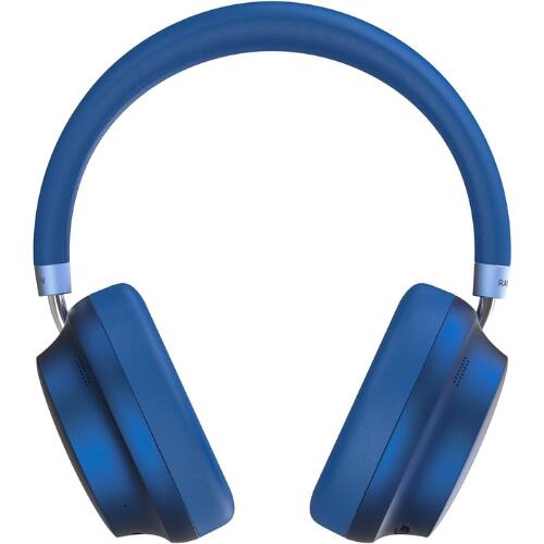 Angle. Raycon - Raycon Essential Wireless Bluetooth Over-Ear Headphones with ANC, 5 Microphones, IPX4, 50-Hour Battery (Blue).