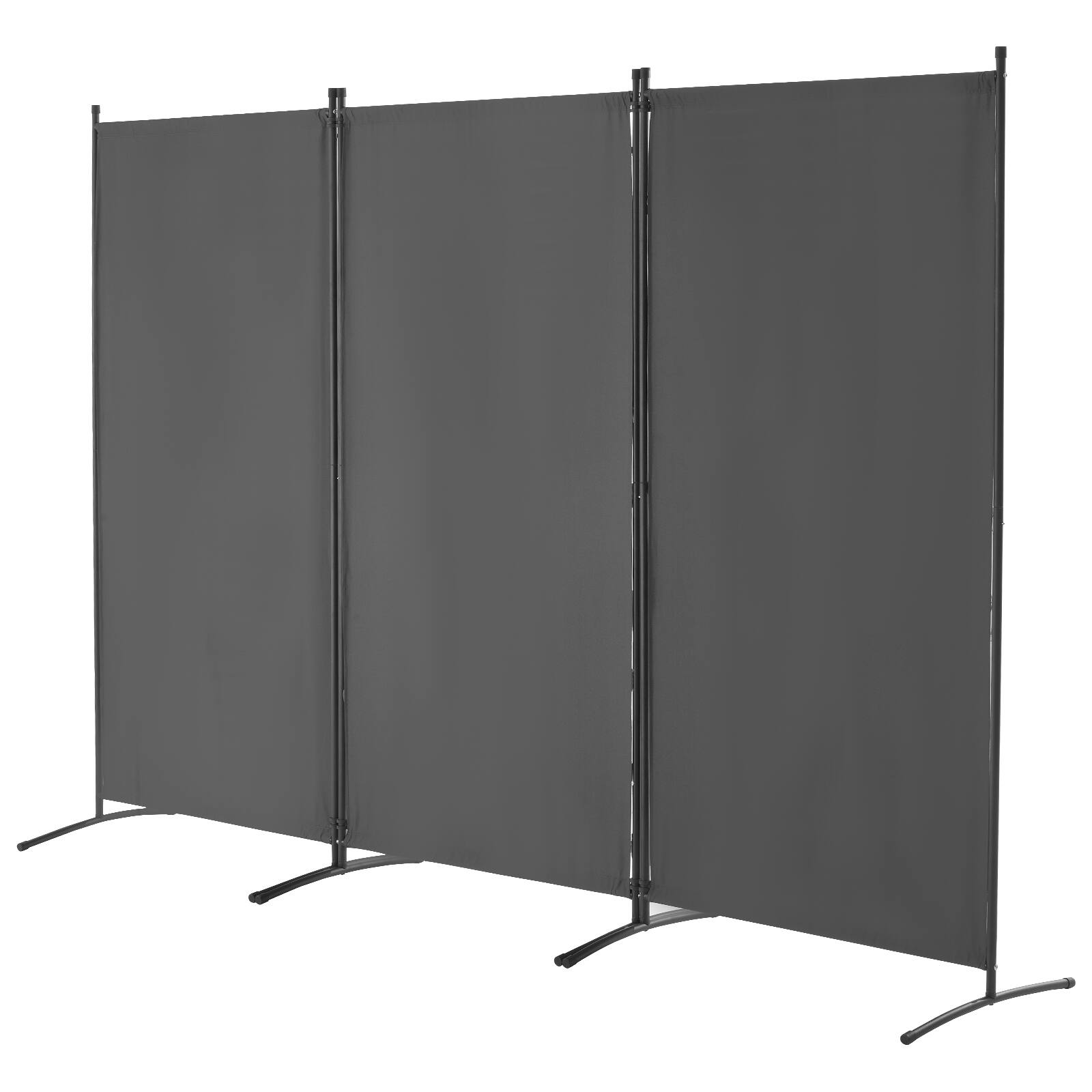 Alt View 5. VEVOR - Room Divider, 3 Panel Room Divider, Folding Privacy Screen and Portable Partition Divider for Room Separation - Gray.