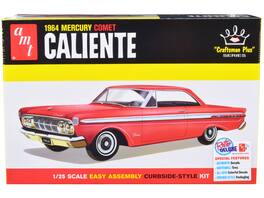 Skill 2 Model Kit 1964 Mercury Comet Caliente "Craftsman Plus" Series 1/25 Scale Model by AMT - Red