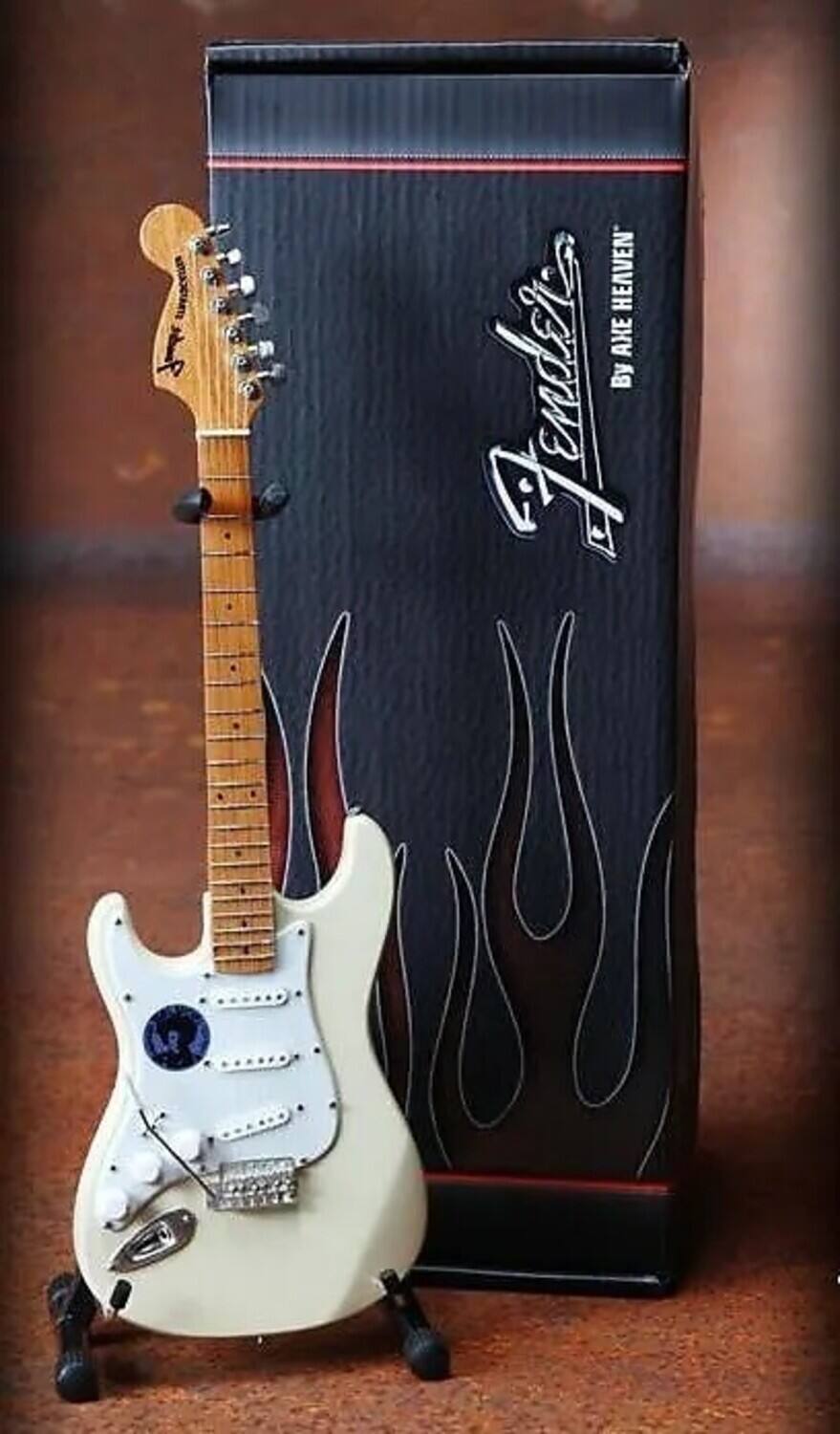 Jimi Hendrix - Axe Heaven Jimi Hendrix Fender Stratocaster - Left Handed Cream Reverse With Jimi - COLLECTIBLES