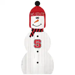Fan Creations - NC State Wolfpack 31'' Snowman Leaner - White
