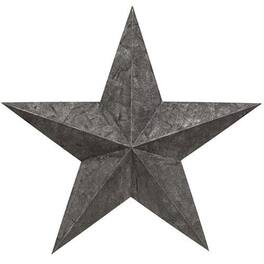 BreeBe - *Galvanized Barn Star 24" - Gray