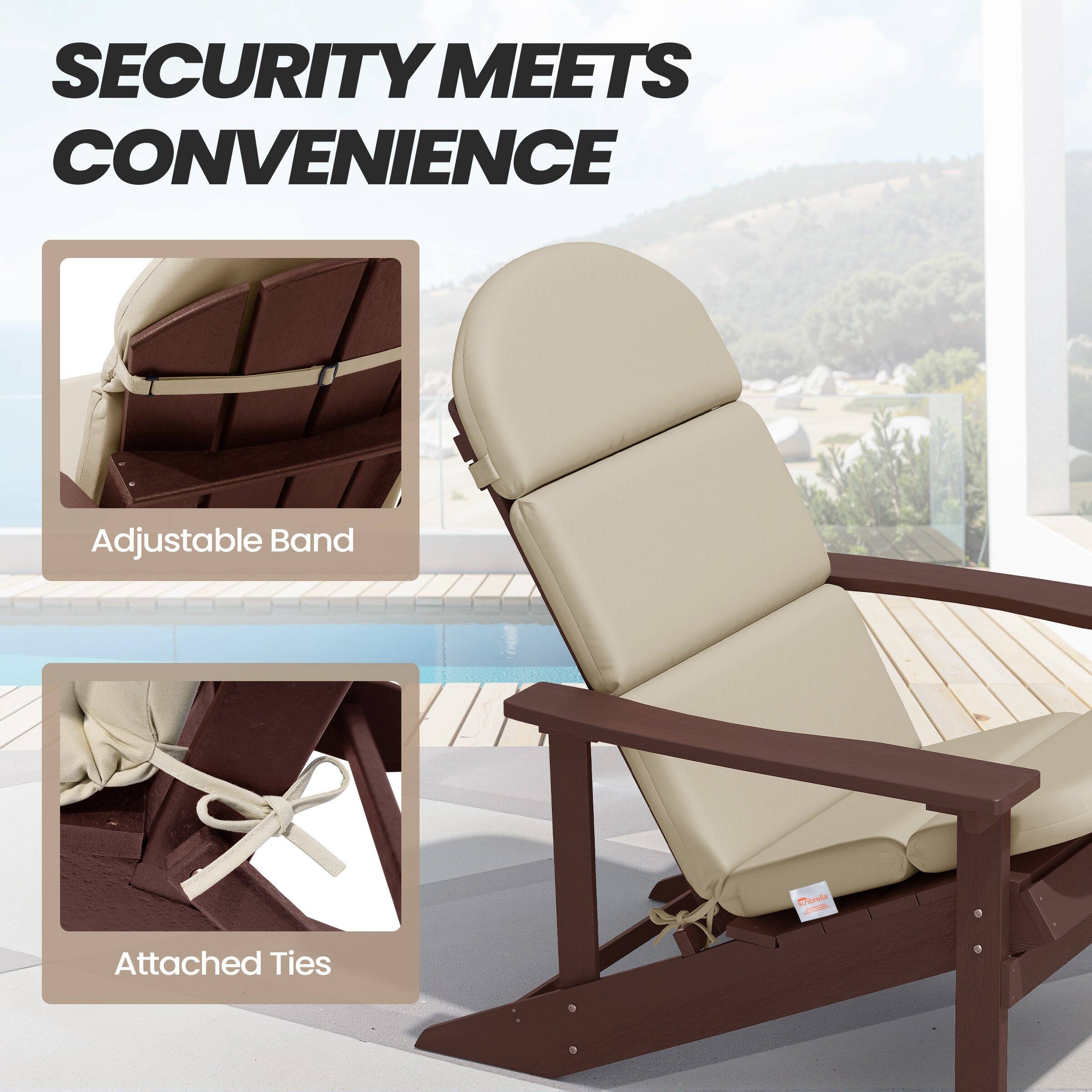 SECURITY MEETS CONVENIENCE

Adjustable Band

Attached Ties