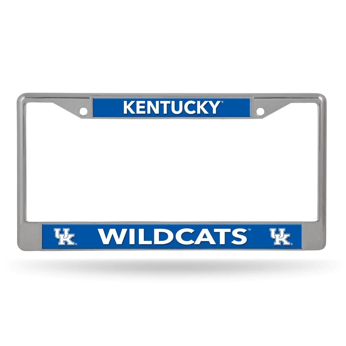 Kentucky Wildcats Lightweight Chrome Metal License Plate Frame