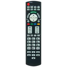 ZdalaMit - Replacement Remote N2QAYB000486 fit for Panasonic TV TC-L42D30 TC-P42G25 TC-P42GT25 TC-P46G25 TC-46PGT24 TC-P50G20 - Black