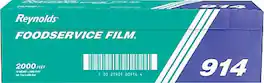 Reynolds - Wrap® 914 PVC Film With Cutter Box, 18"(W) x 2000'(L) - Clear