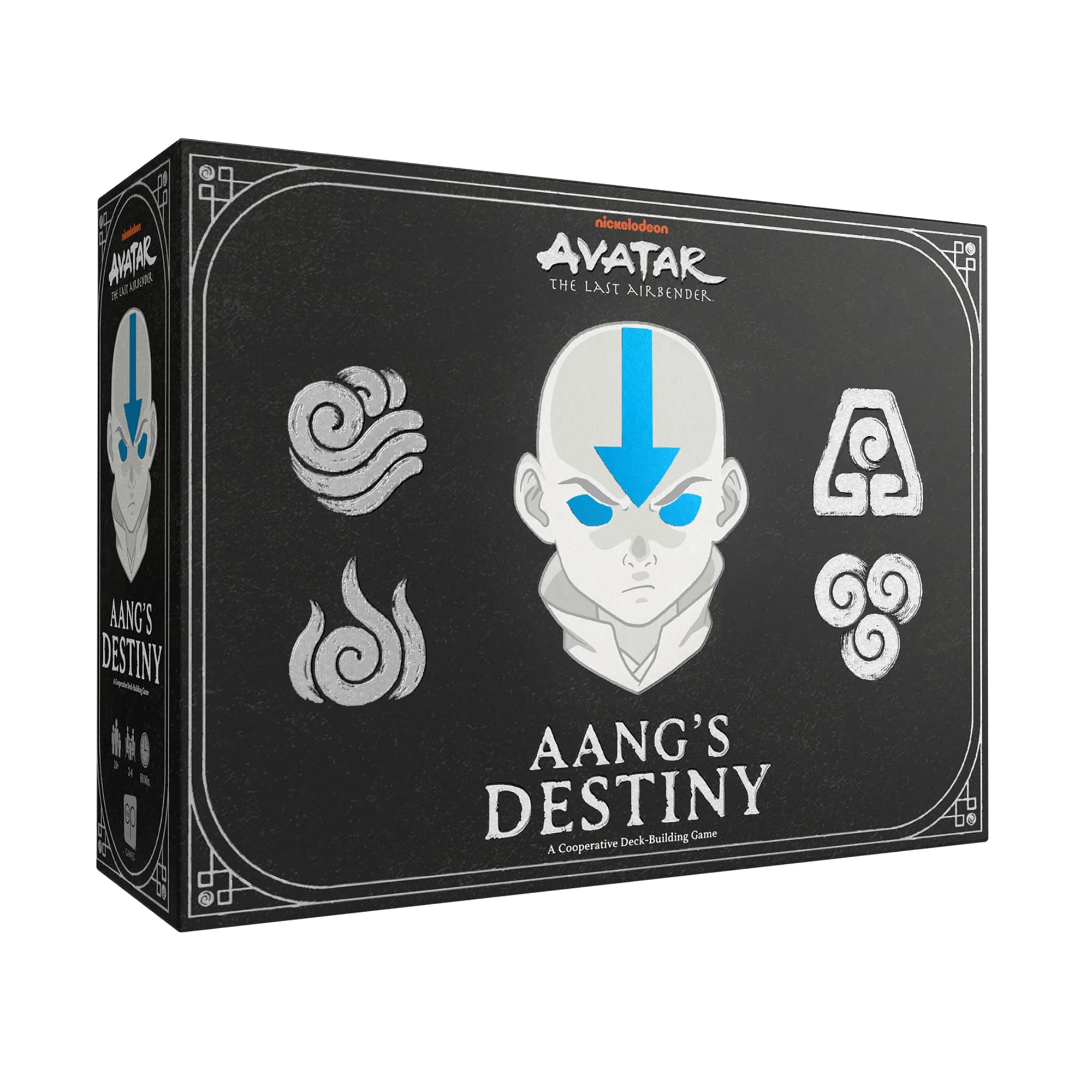 AVATAR THE LAST AIRBENDER "AANG'S DESTINY"  
nickelodeon  
AANG'S DESTINY  
A Cooperative Deck-Building Game