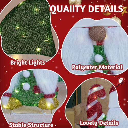 QUALITY DETAILS

- Bright Lights
- Polyester Material
- Stable Structure
- Lovely Details