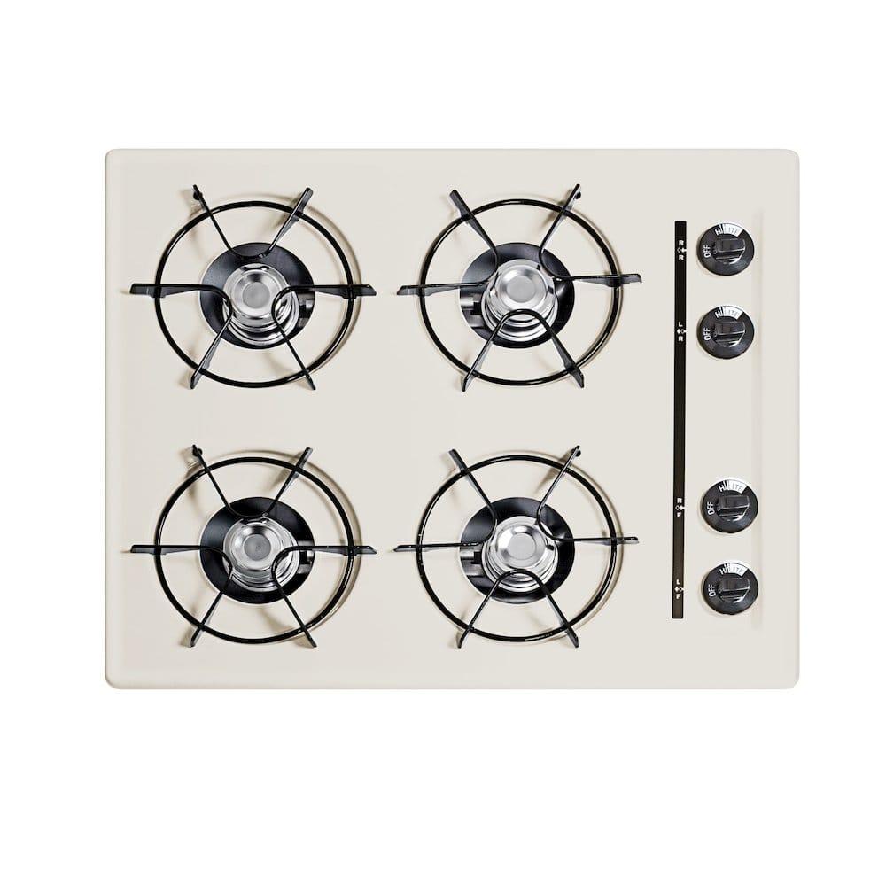 SUMMIT - 24" Wide 4-Burner Gas Cooktop - Brown