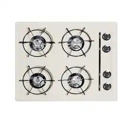 SUMMIT - 24" Wide 4-Burner Gas Cooktop - Brown