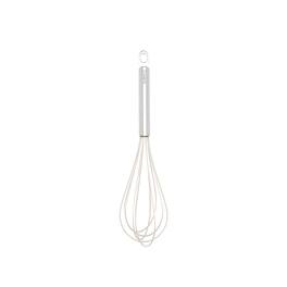 Cuisipro - 10-Inch Silicone Egg Whisk, Frosted - Silver