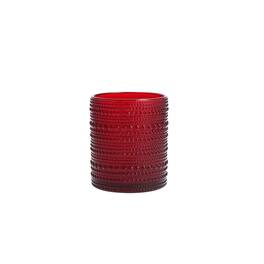 Fortessa - D&V By Jupiter Double Old Fashion Glass, 10 ounce, Set of 6 - Red