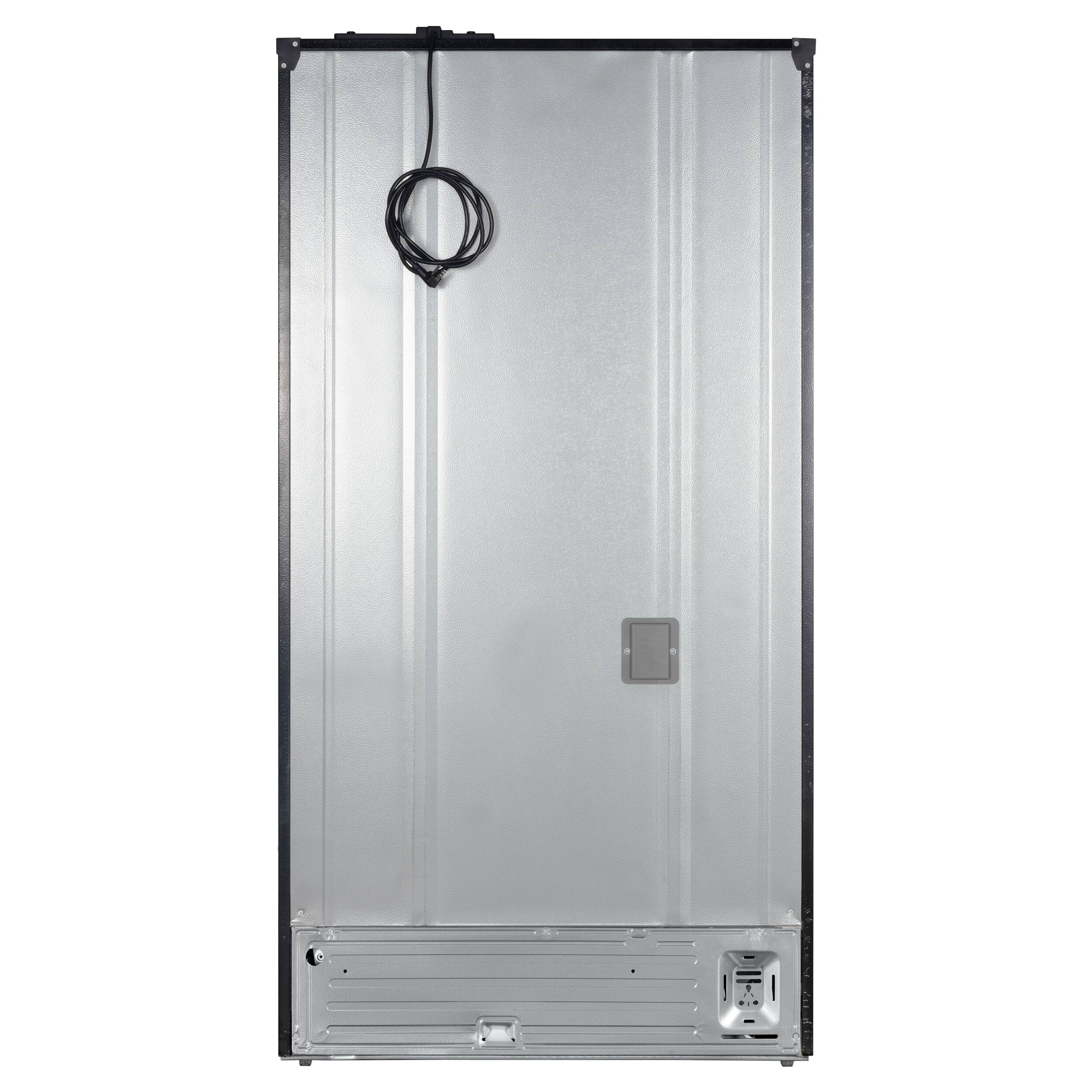 Back. Forno Appliances - Rivello 27.4 Cu. Ft. French Door Refrigerator with Internal Water Dispenser - Black.
