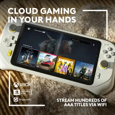Logitech - G CLOUD Gaming Handheld Console - White
