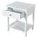 Alt View 14. Costway - Nightstand with Drawer Storage Shelf Wooden Bedside Sofa Side Table - White.
