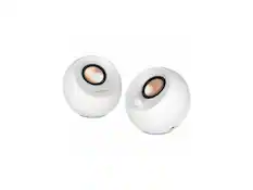 Front. Creative Labs - Creative Labs Pebble Pro 2.0 Bluetooth Desktop Speakers (White) - White.