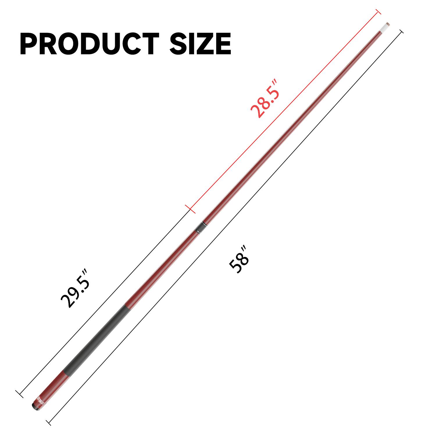 PRODUCT SIZE
28.5"
29.5"
58"