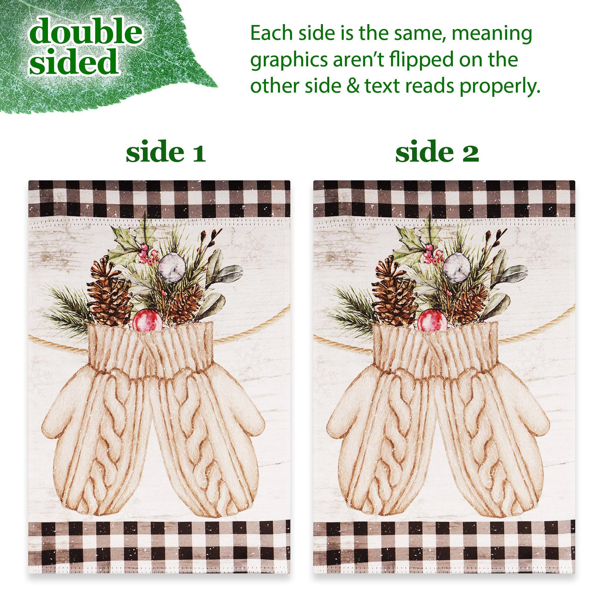 double sided

Each side is the same, meaning graphics aren't flipped on the other side & text reads properly.

side 1

side 2