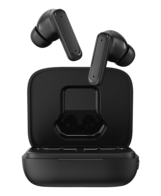 Angle. AT&T - AT&T Essentials Link True Wireless Stereo Headset Black.