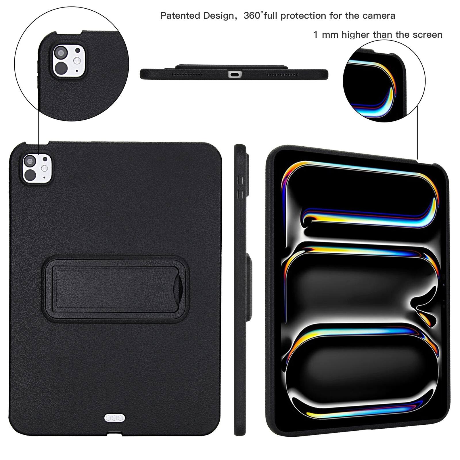 Patented Design, 360° full protection for the camera, 1 mm higher than the screen