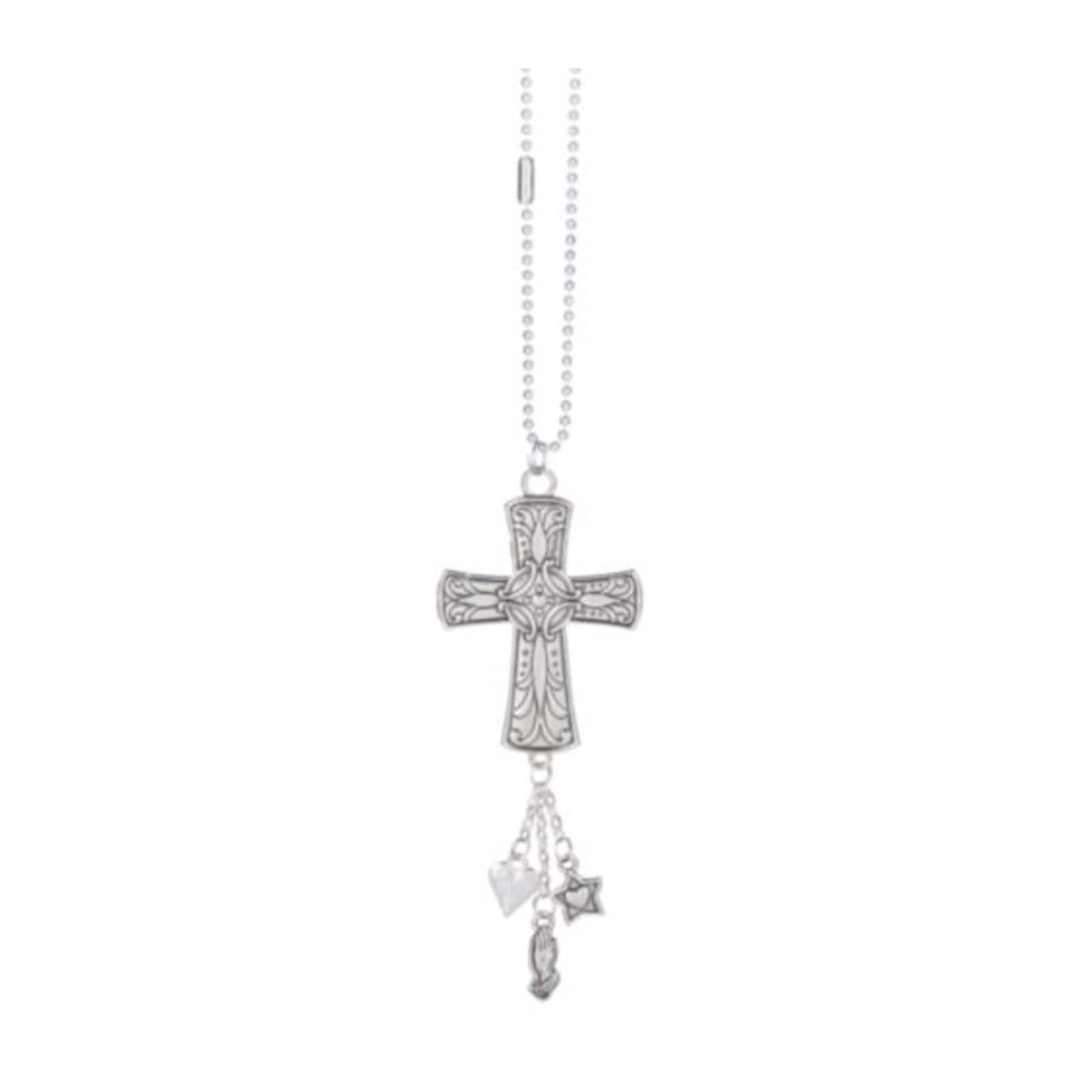 Ganz - Cross Car Charm 7.5 inch with Chain - Silver price history on PriceWatchPro