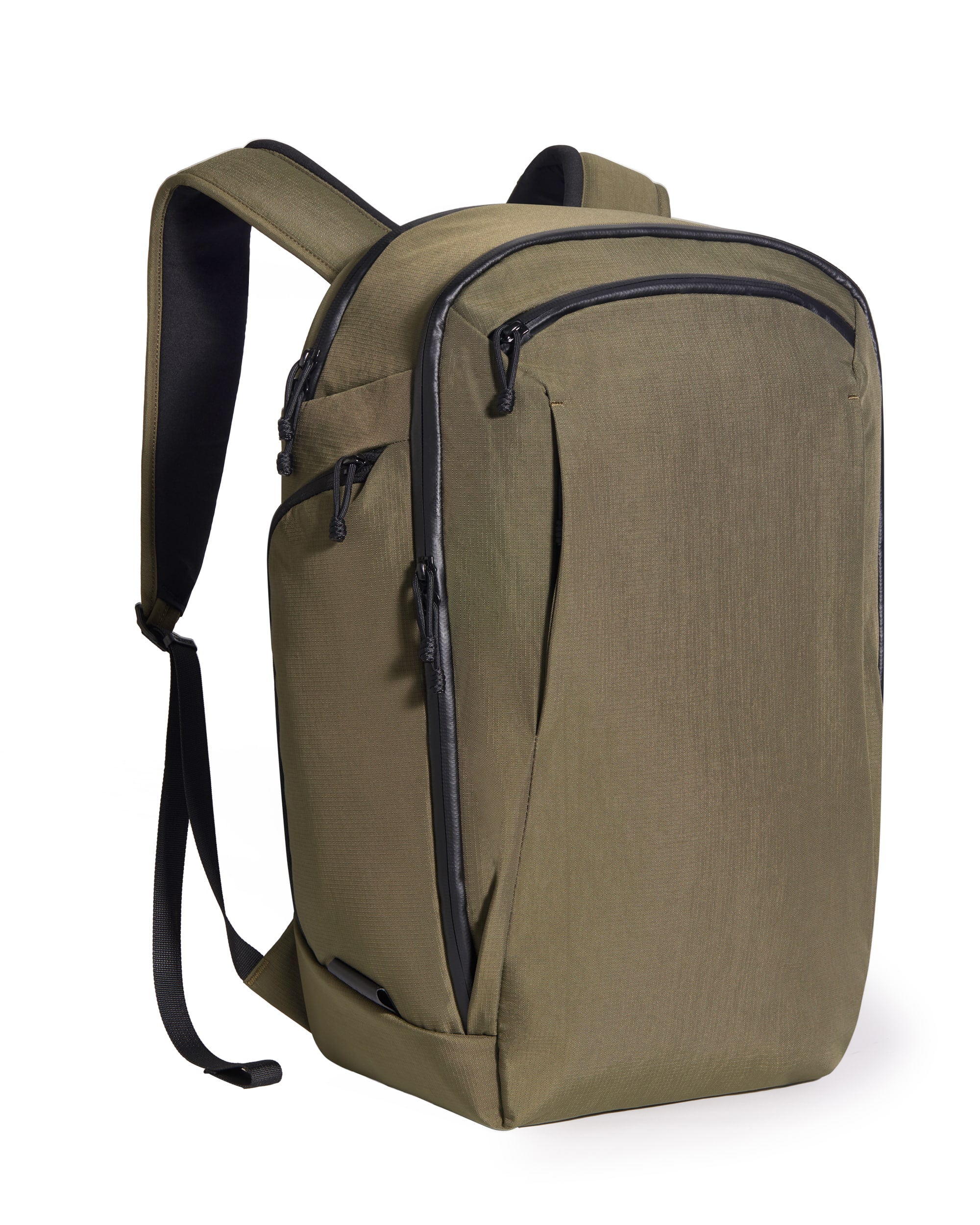 ALPAKA - Traverse Backpack Laptop Backpack for Men, Backpack with Laptop Compartment (16"), Clamshell Travel Pack, Bottle Sleeve - Green Axoflux 400D Ripstop Nylon