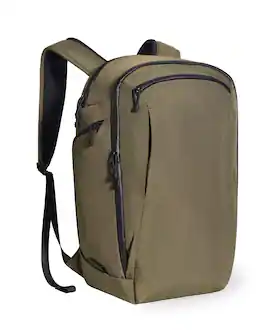 ALPAKA - Traverse Backpack Laptop Backpack for Men, Backpack with Laptop Compartment (16"), Clamshell Travel Pack, Bottle Sleeve - Green Axoflux 400D Ripstop Nylon
